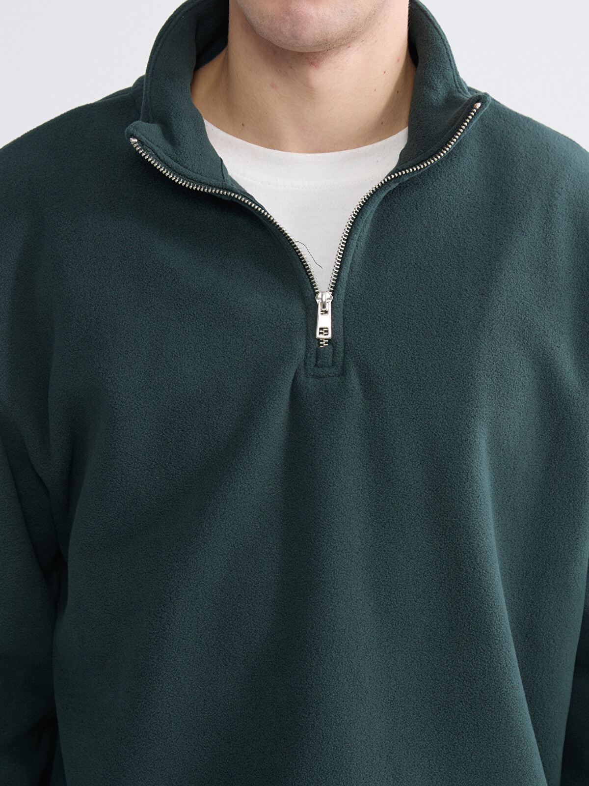 XSIDE Polar Men's Thick Sweatshirt - W5DB09Z8-ZHG | LC Waikiki