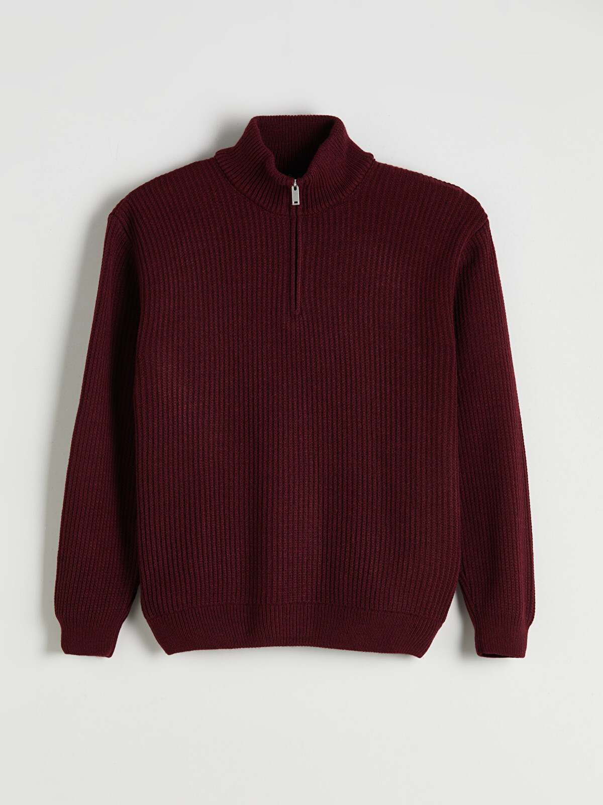 XSIDE Fermuarlı Dik Yaka Erkek Triko Kazak - W5DC09Z8-J0S | LC Waikiki