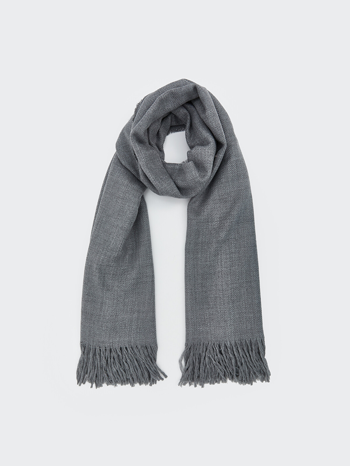 LCW ACCESSORIES Short Fringed Men's Scarf - W5DP83Z8-ZYC | LC Waikiki