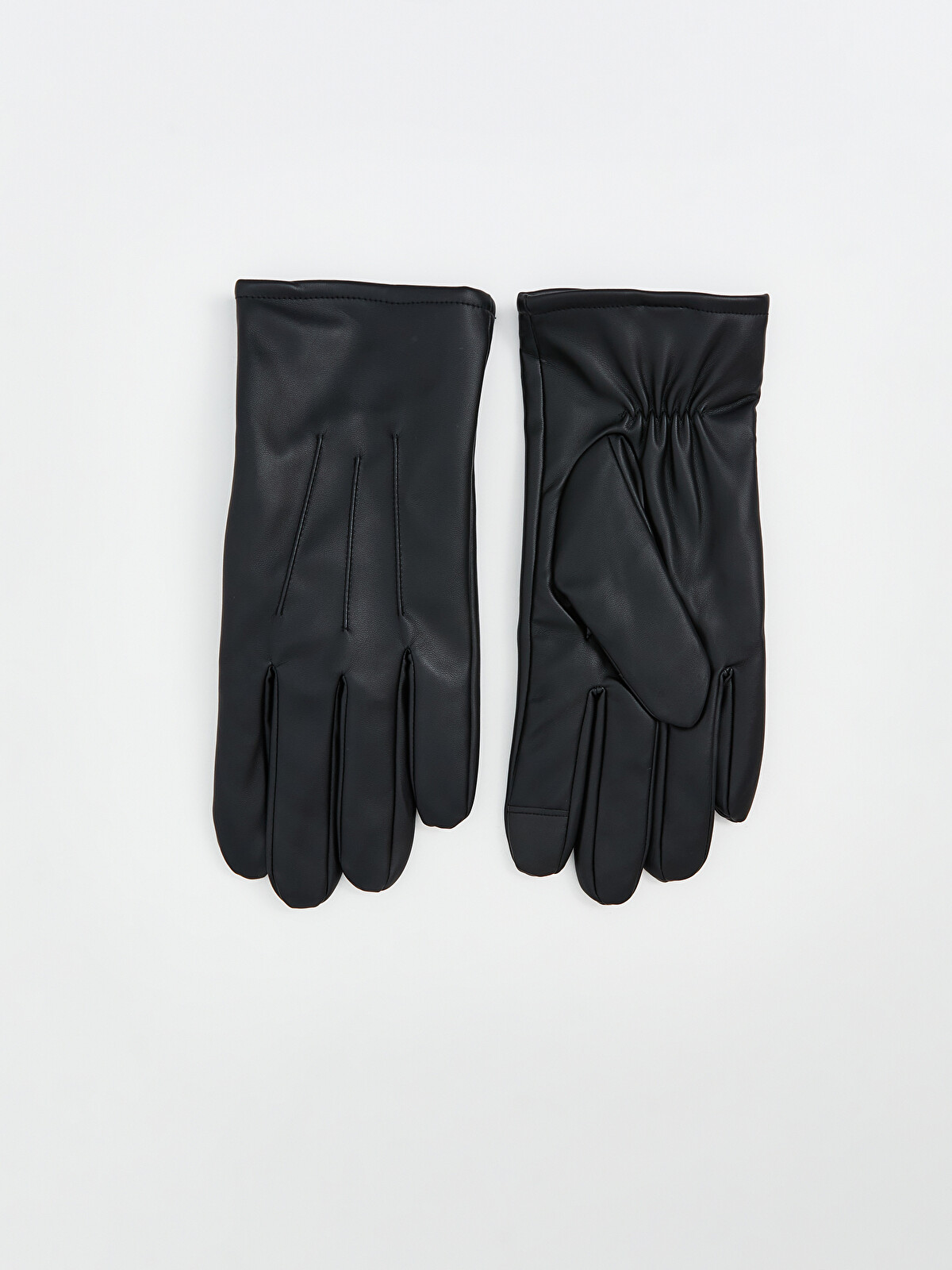 LCW ACCESSORIES Faux Leather Men's Gloves - W5DV08Z8-HEG - LC Waikiki