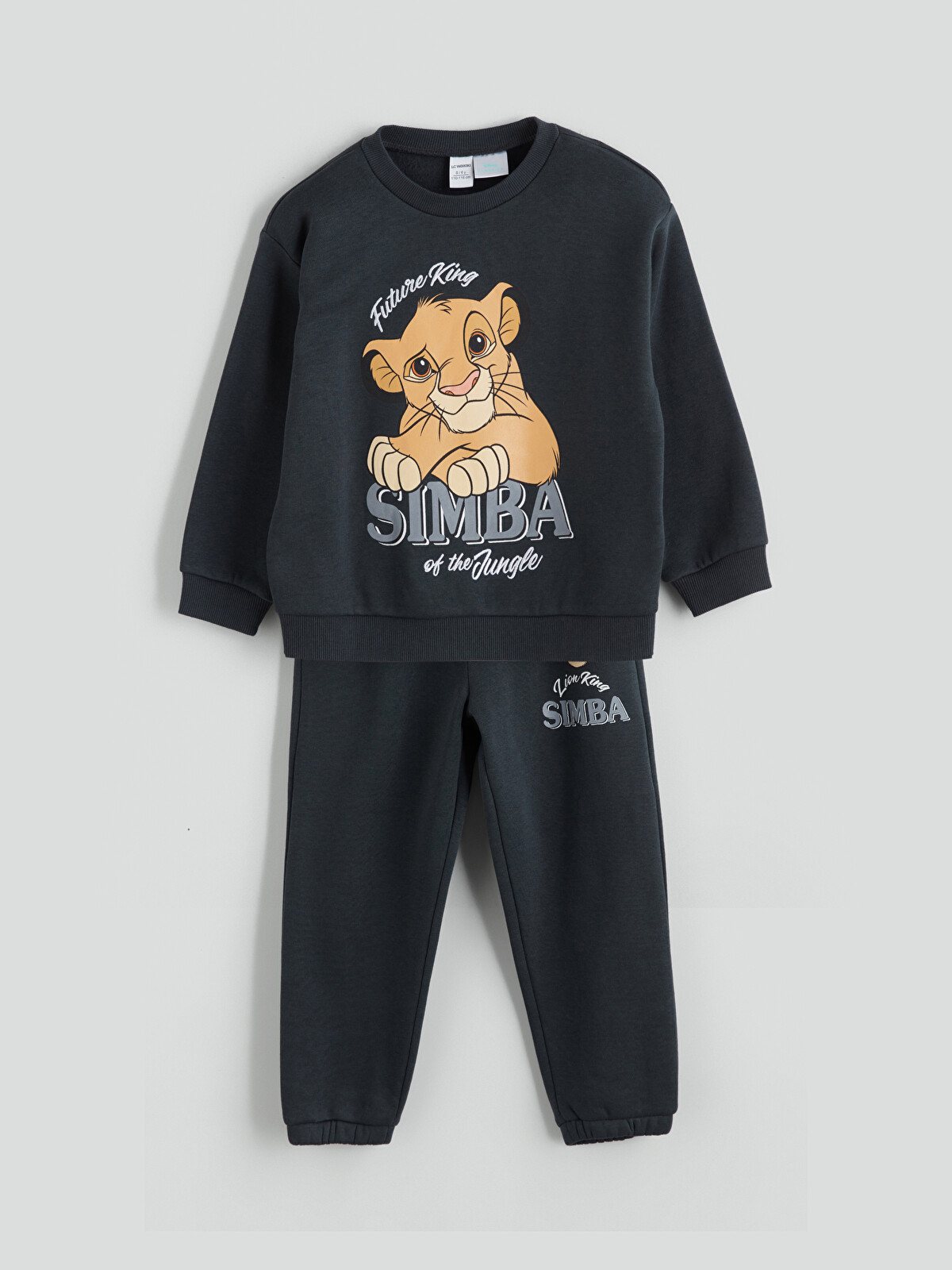 LCW Kids Simba Printed Boys' Sweatshirt And Sweatpants 2 Pack