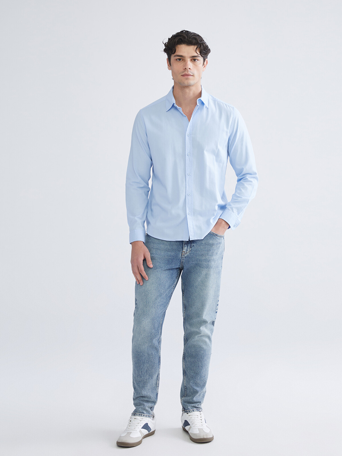 LCW Jeans İndigo 710 Loose Fit Erkek Jean Pantolon - W5EE70Z8-H45