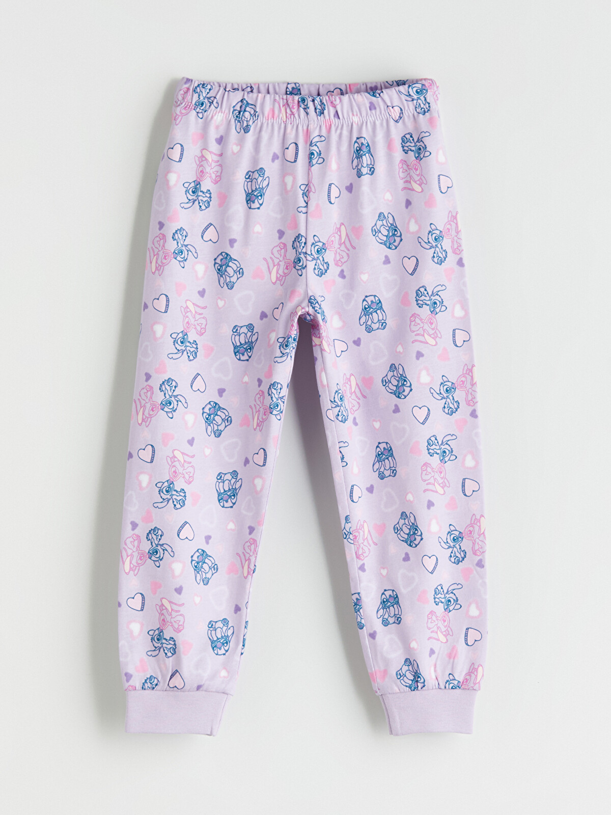 LCW Kids Lilo & Stitch Baskılı Kız Çocuk Pijama Takımı - W5EF78Z1