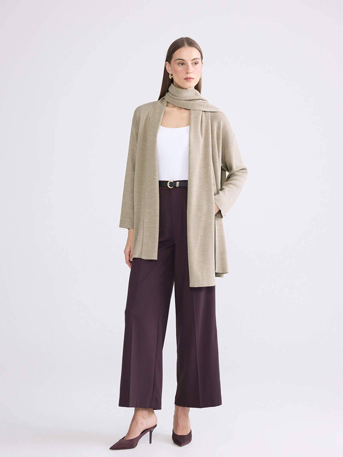 ふんわり4 SOUTHBLUE Standard Fit Jacket Neck Men's Knitwear Cardigan