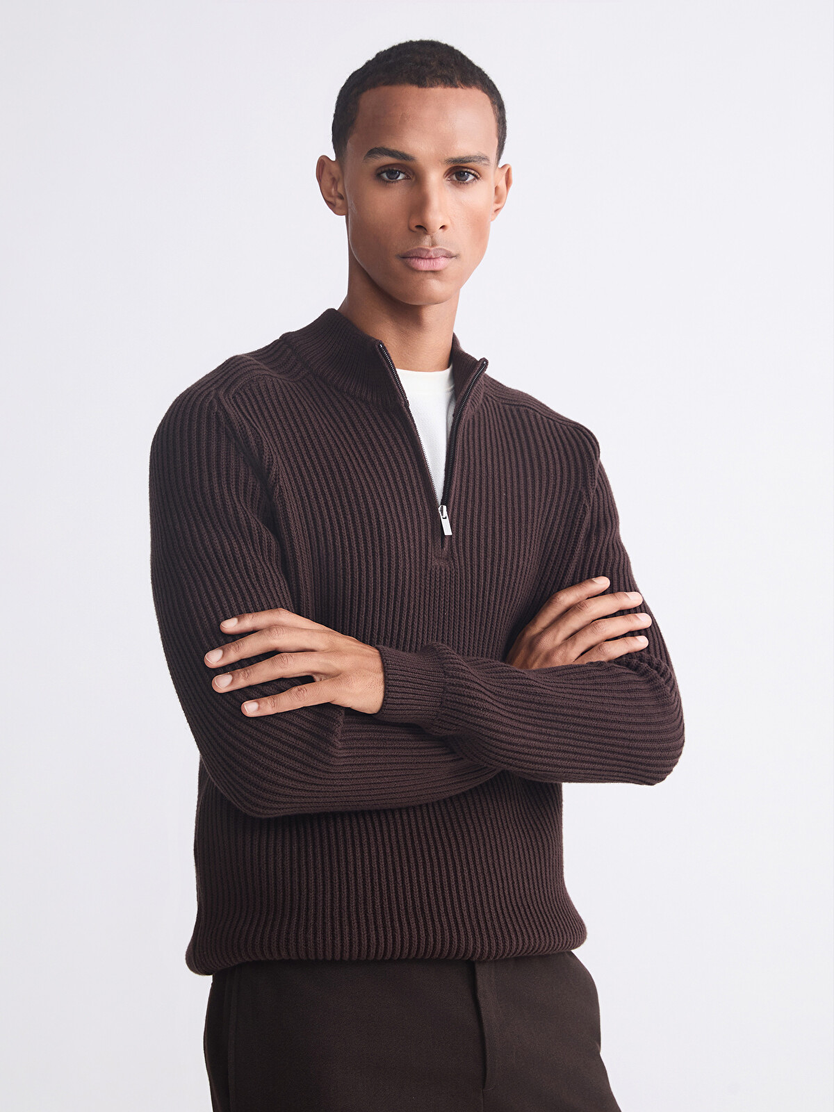 ウェア 1919 LCW Vision Standard Fit Stand Collar Men's Sweater