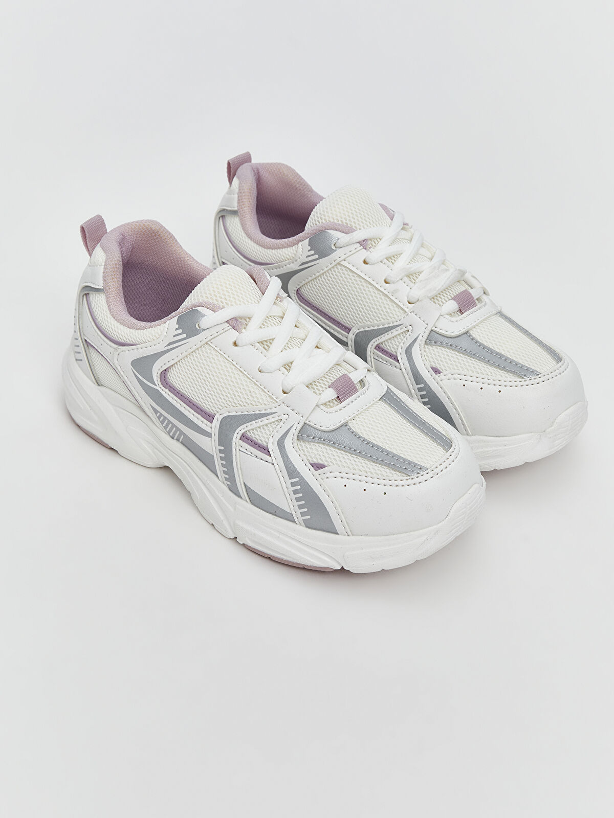 LCW STEPS Lila Bağcıklı Kız Çocuk Spor Ayakkabı - W5EQ16Z4-ZFP | LCW