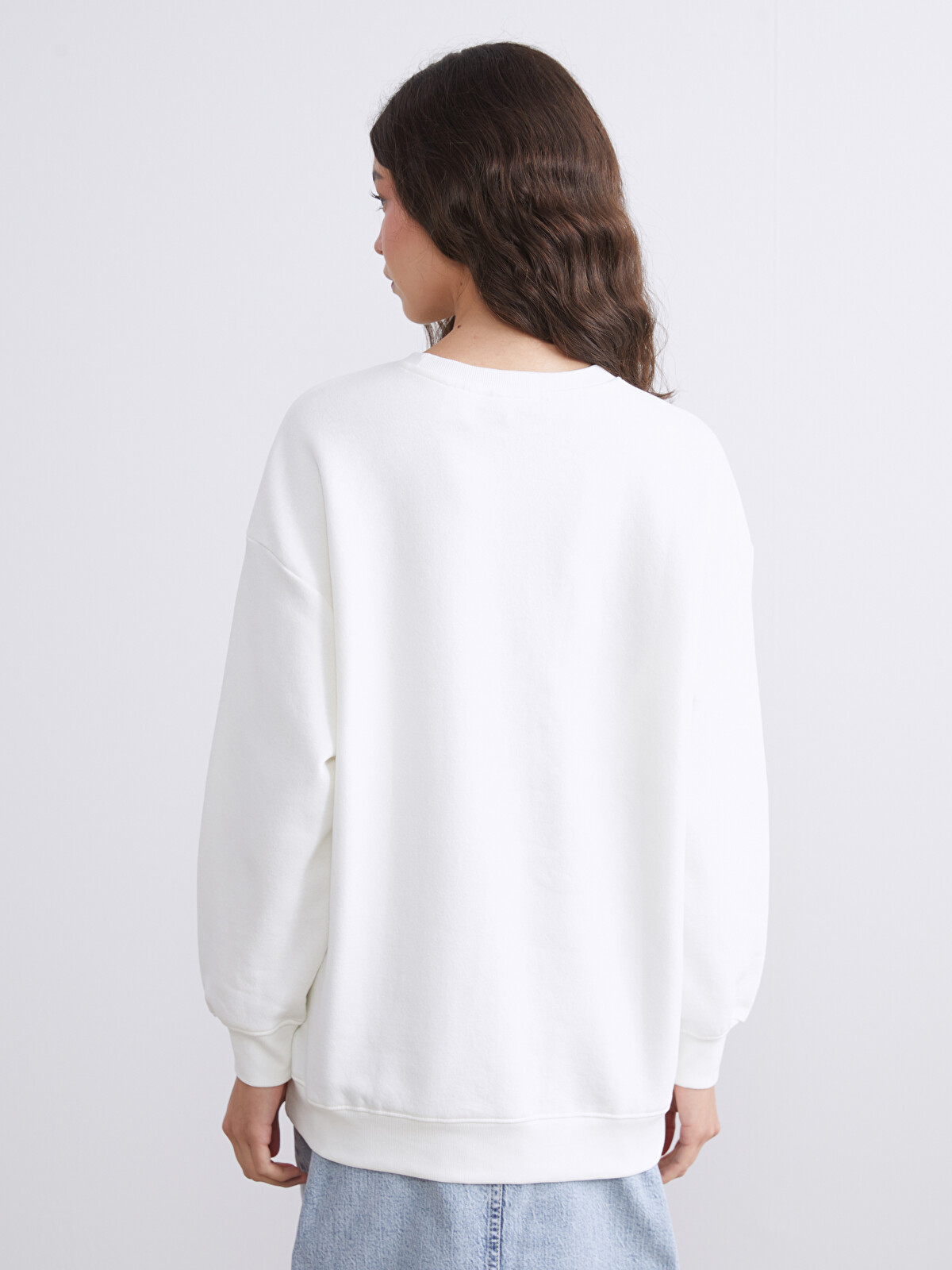 XSIDE Snoopy Printed Oversize Women's Thick Sweatshirt - W5EQ24Z8