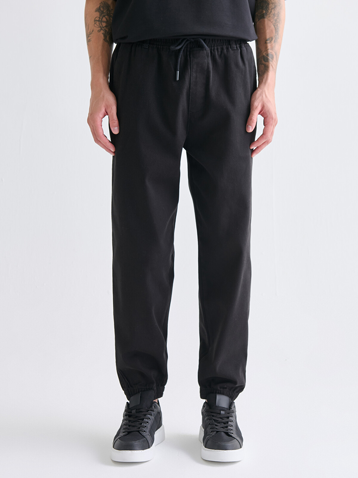 XSIDE Standard Fit Gabardine Men's Jogger Trousers - W5EV16Z8-RQL