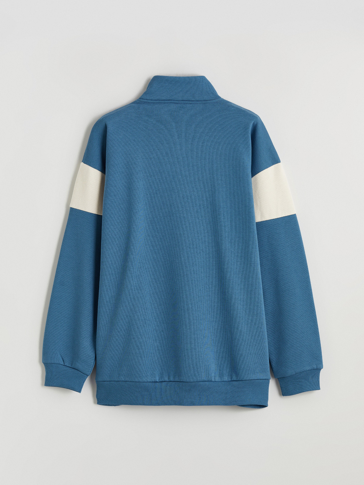 LCW Kids Funnel Neck Berlin Printed Boys' Thick Sweatshirt