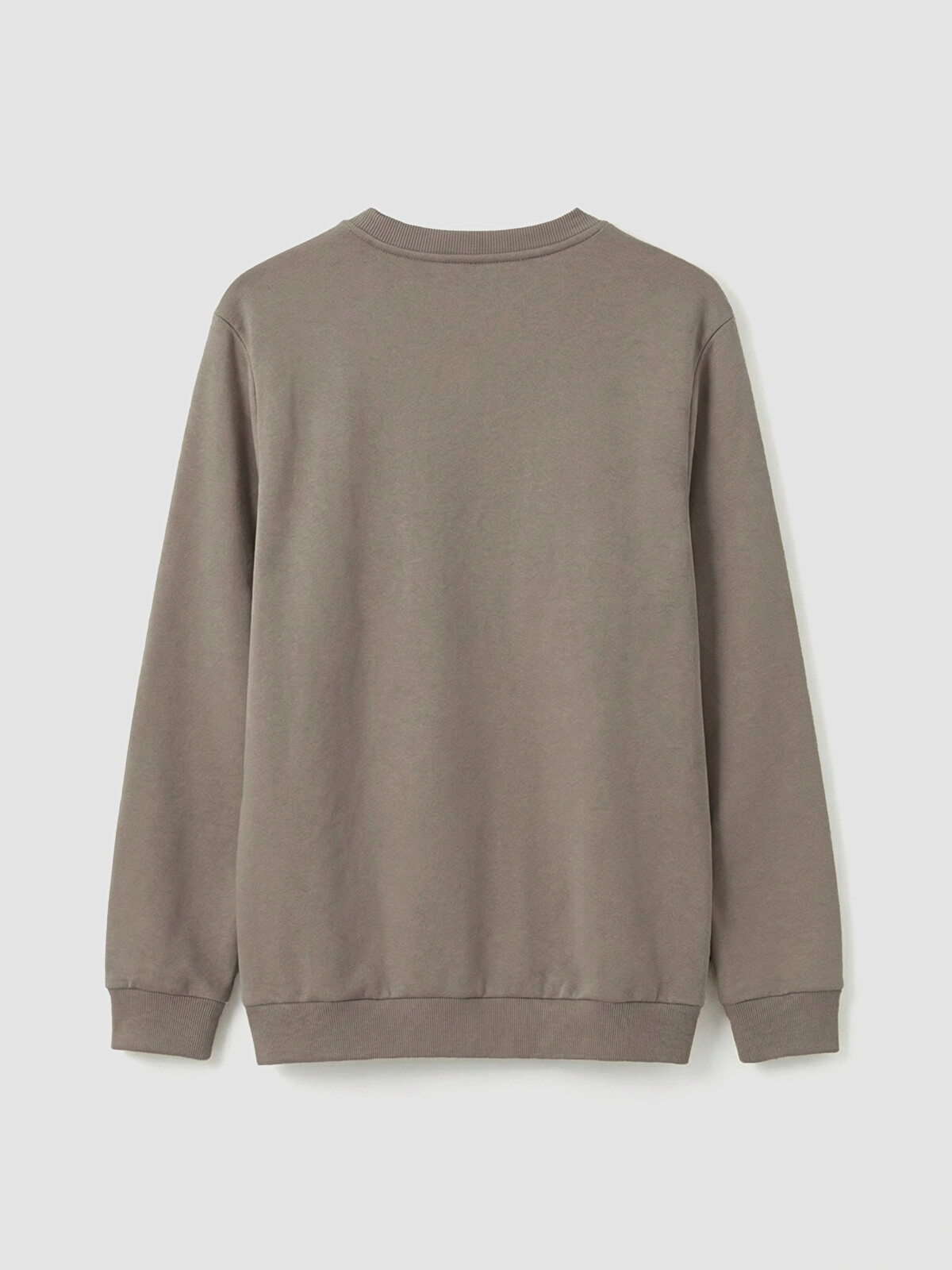 LCWAIKIKI Classic Crew Neck Printed Men's Thick Sweatshirt