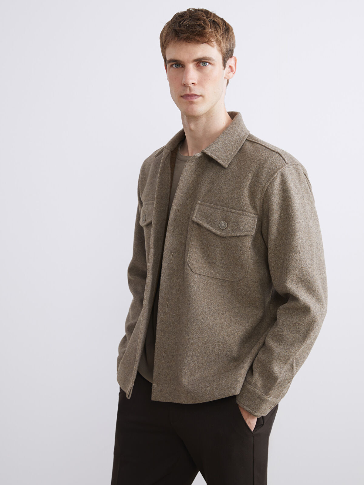 SOUTHBLUE Regular Fit Long Sleeve Cachet Men's Shirt Jacket SOUTHBLUE Regular Fit Long Sleeve Cachet Men's Shirt Jacket