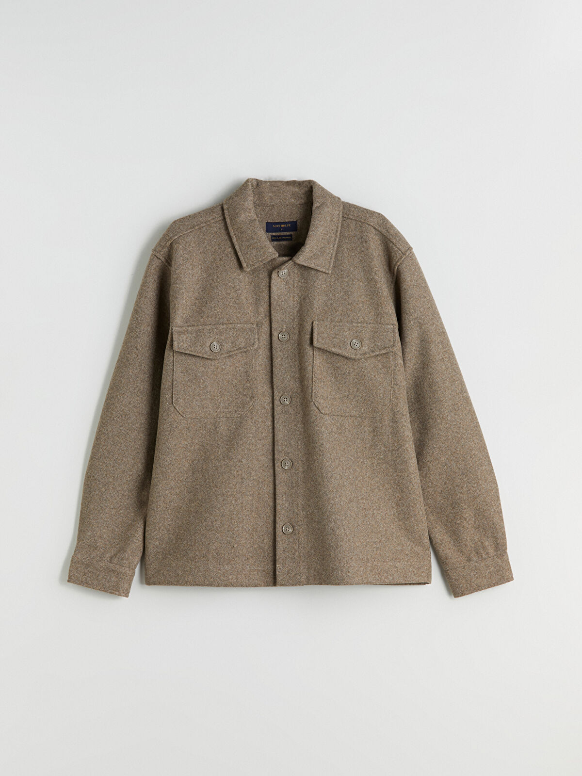 SOUTHBLUE Regular Fit Long Sleeve Cachet Men's Shirt Jacket