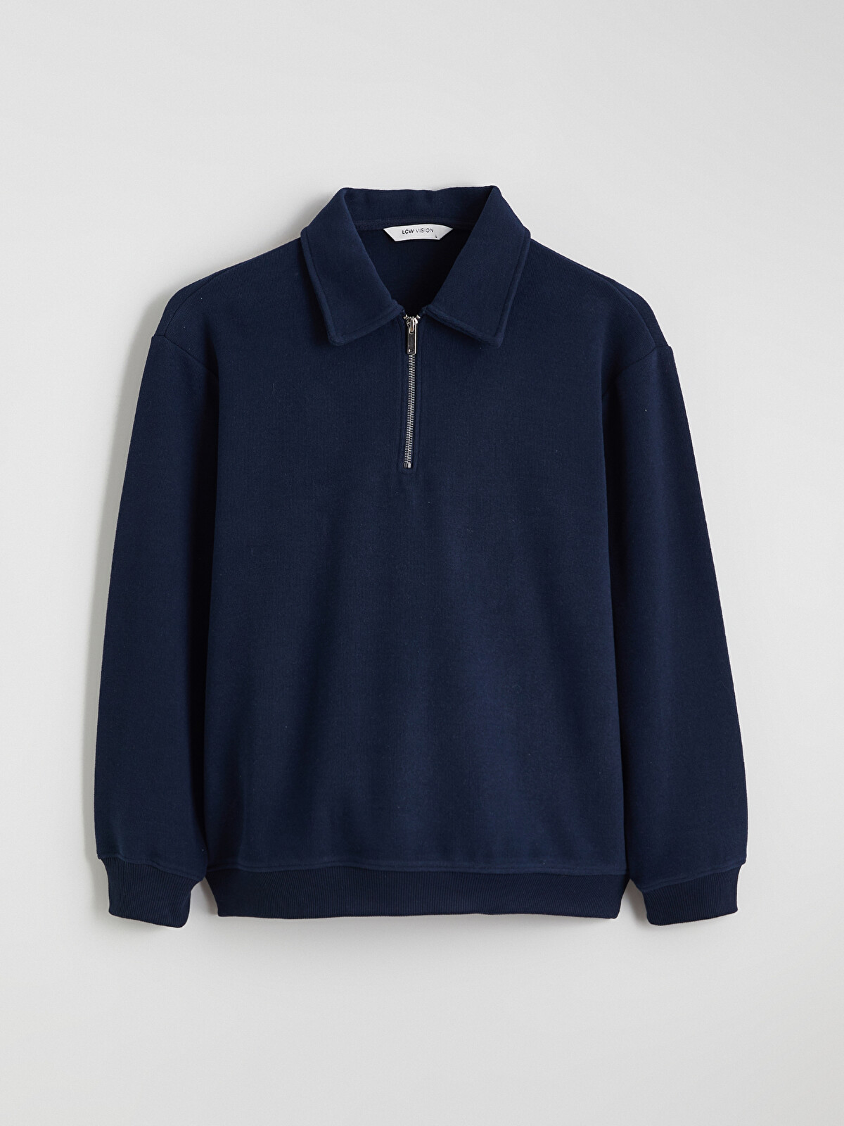 LCW Vision Polo Neck Men's Sweatshirt - W5FO13Z8-RFH | LC Waikiki