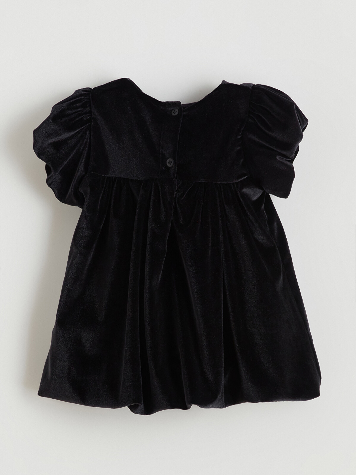 black velvet infant dress Olivia girl dress, christmas girl black velvet dress