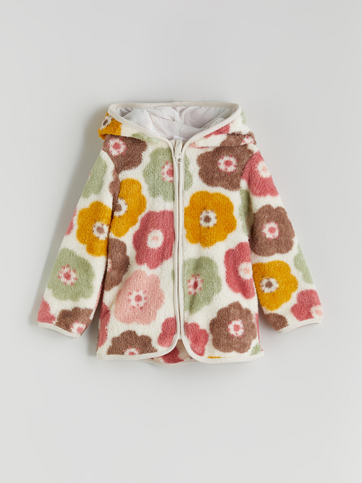 LCW ECO Floral Patterned Baby Girls' Cardigan and Pants 2 Pack