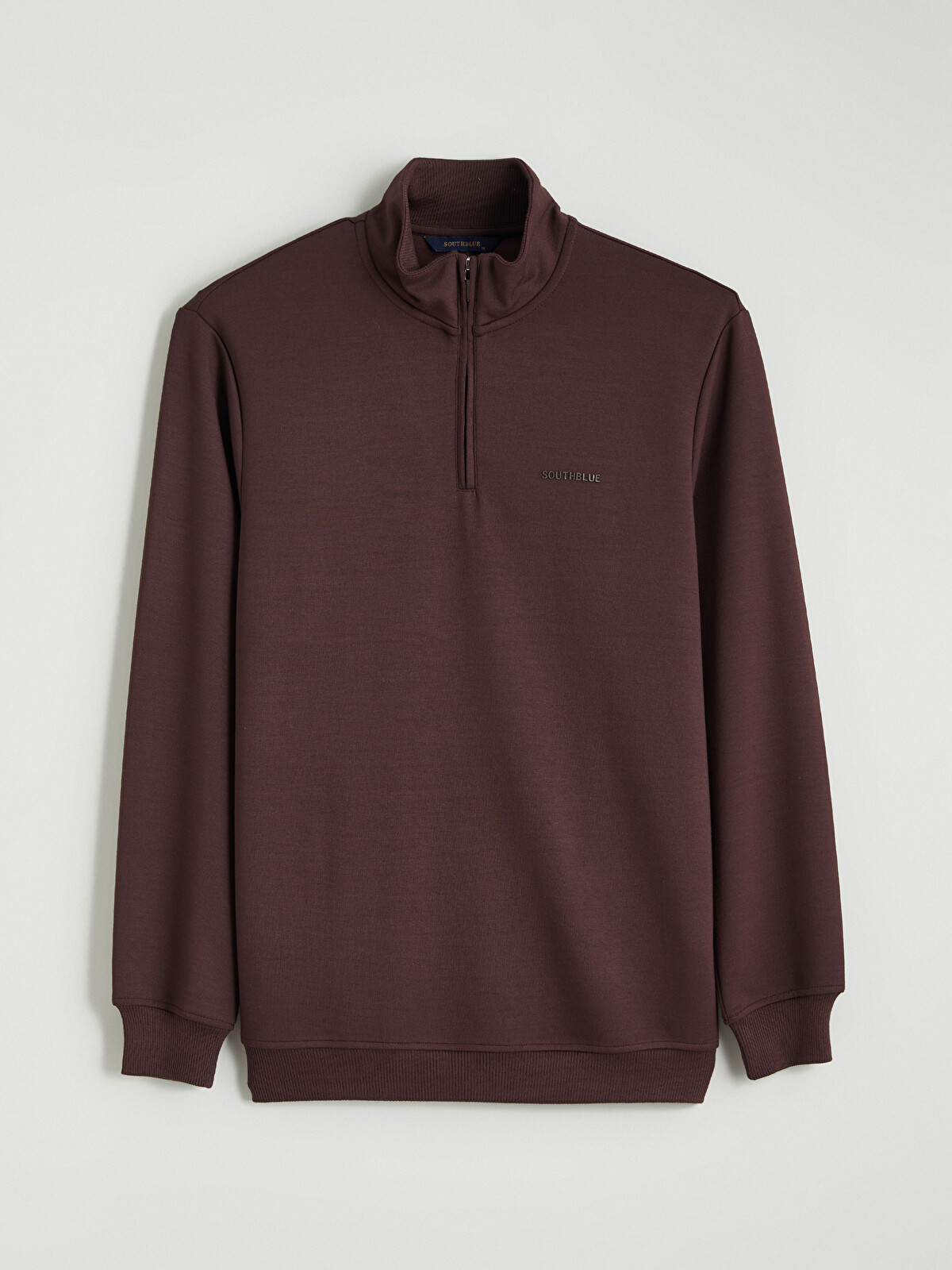 SOUTHBLUE Zippered Funnel Neck Men's Sweatshirt - W5GC87Z8-8NA