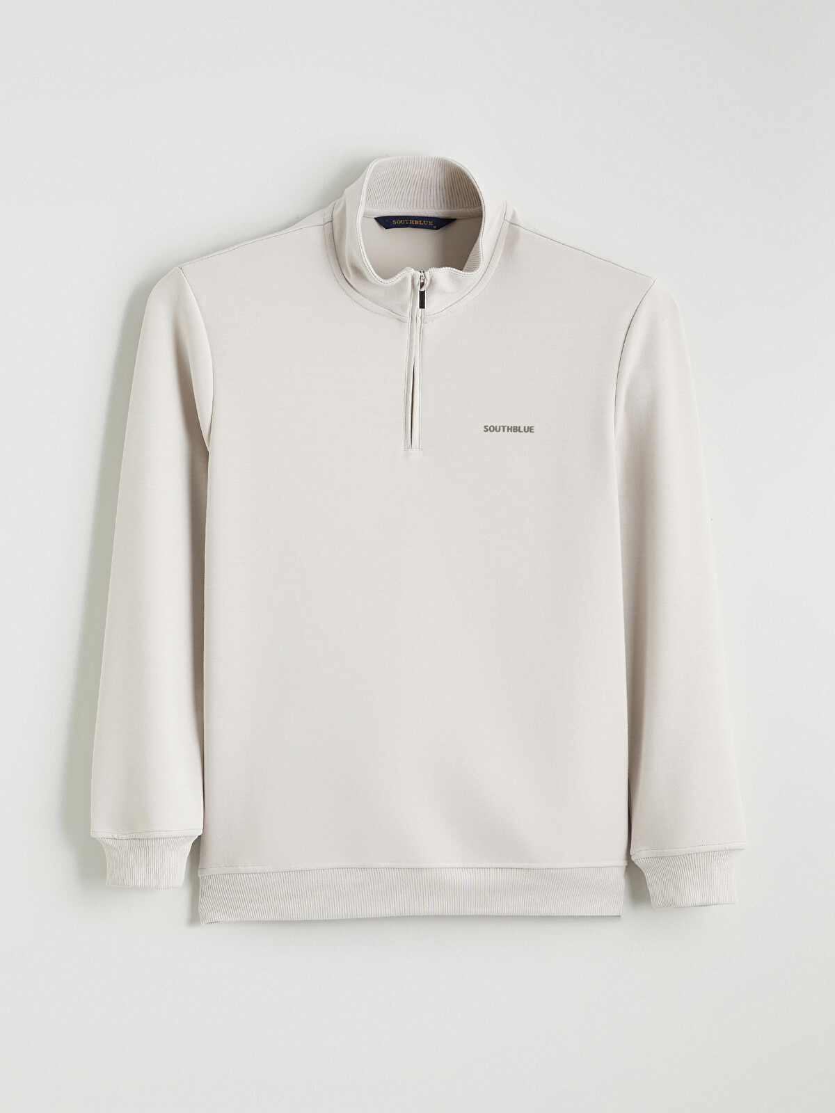 sui sui SOUTHBLUE Fermuarlı Dik Yaka Erkek Sweatshirt - W5GC87Z8-ZLC | LC