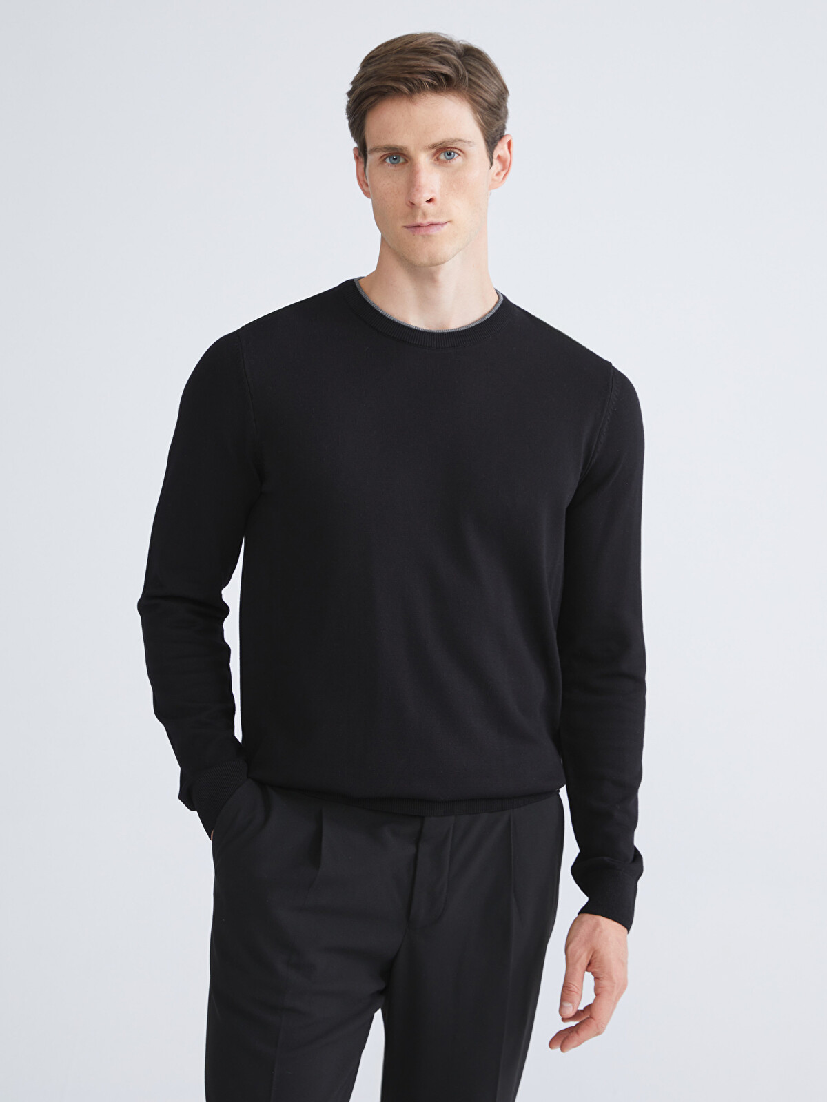 SOUTHBLUE Bisiklet Yaka Erkek Triko Kazak - W5GF29Z8-CVL | LCW