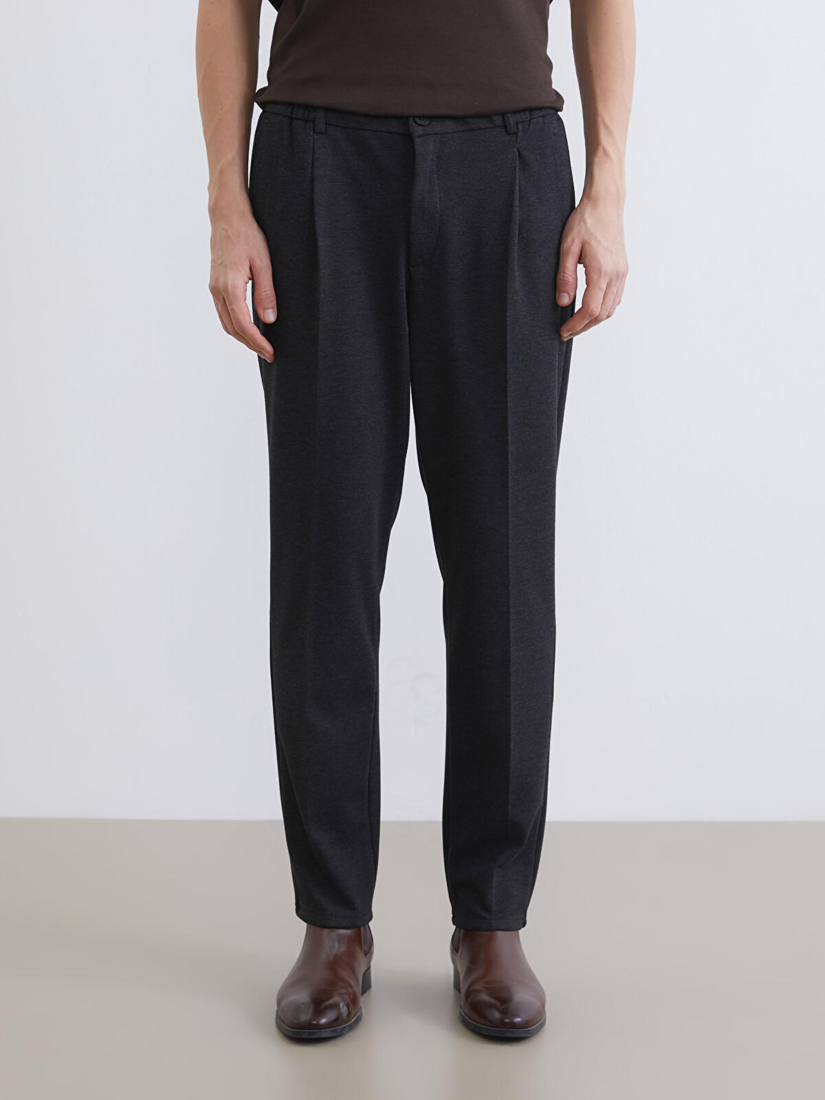LCW Vision Elastic Waist Regular Fit Men's Trousers - W5GR09Z8-ZZZ