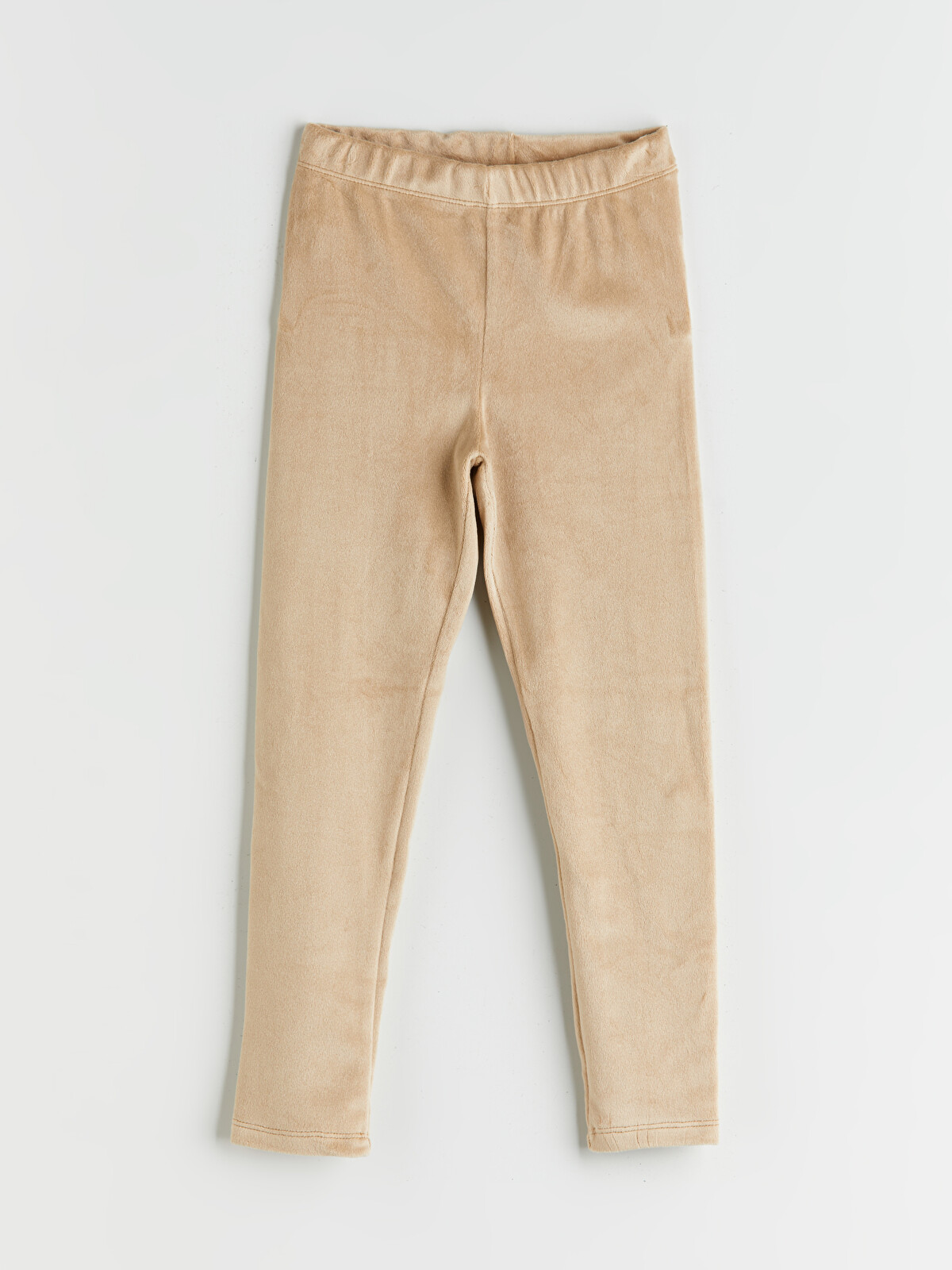 LCW ECO Elastic Waist Velvet Girls' Leggings - W5H992Z4-FJZ | LC