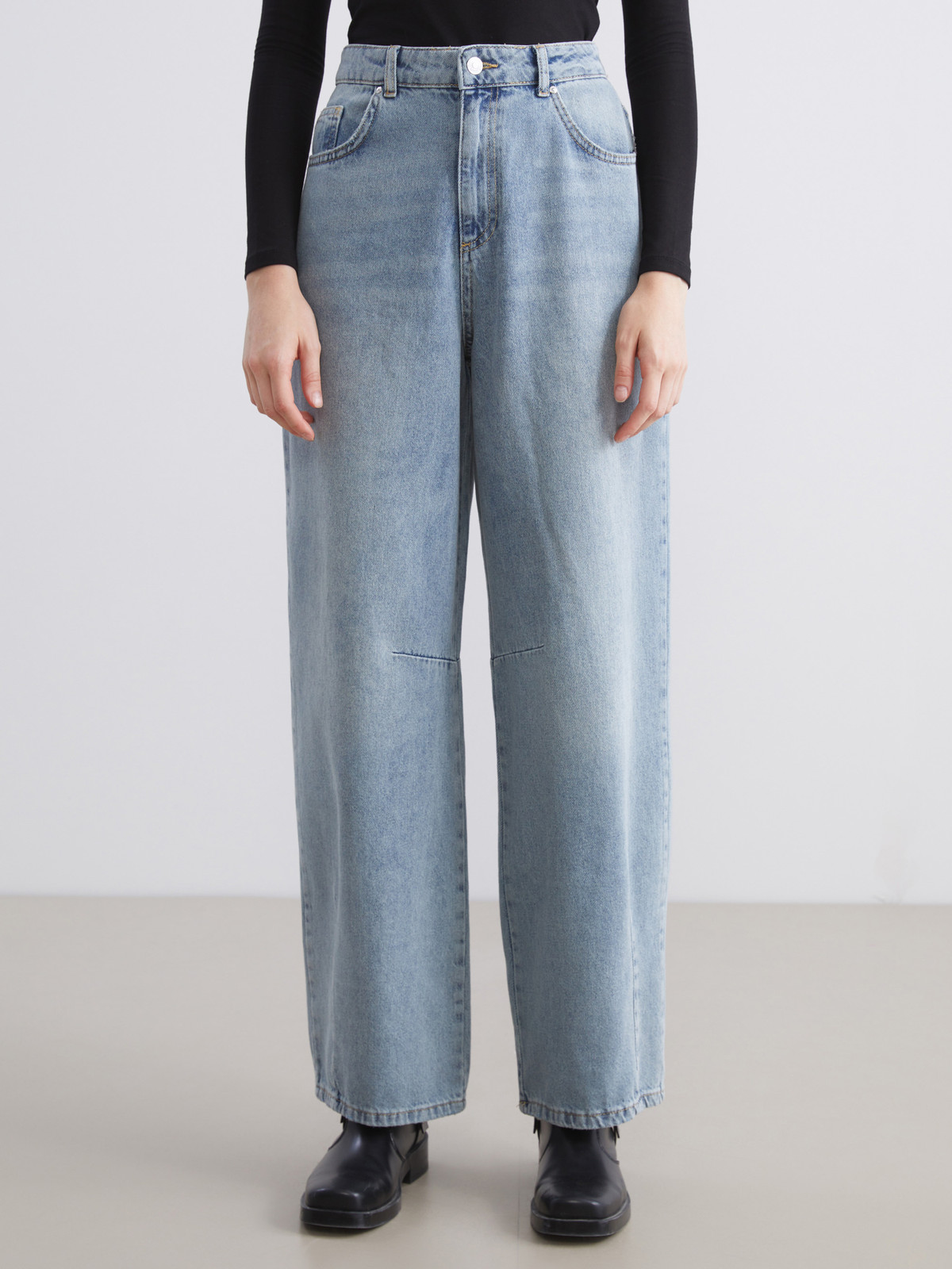 XSIDE Baggy Fit Women's Jeans - W5HP70Z8-J0N | LC Waikiki