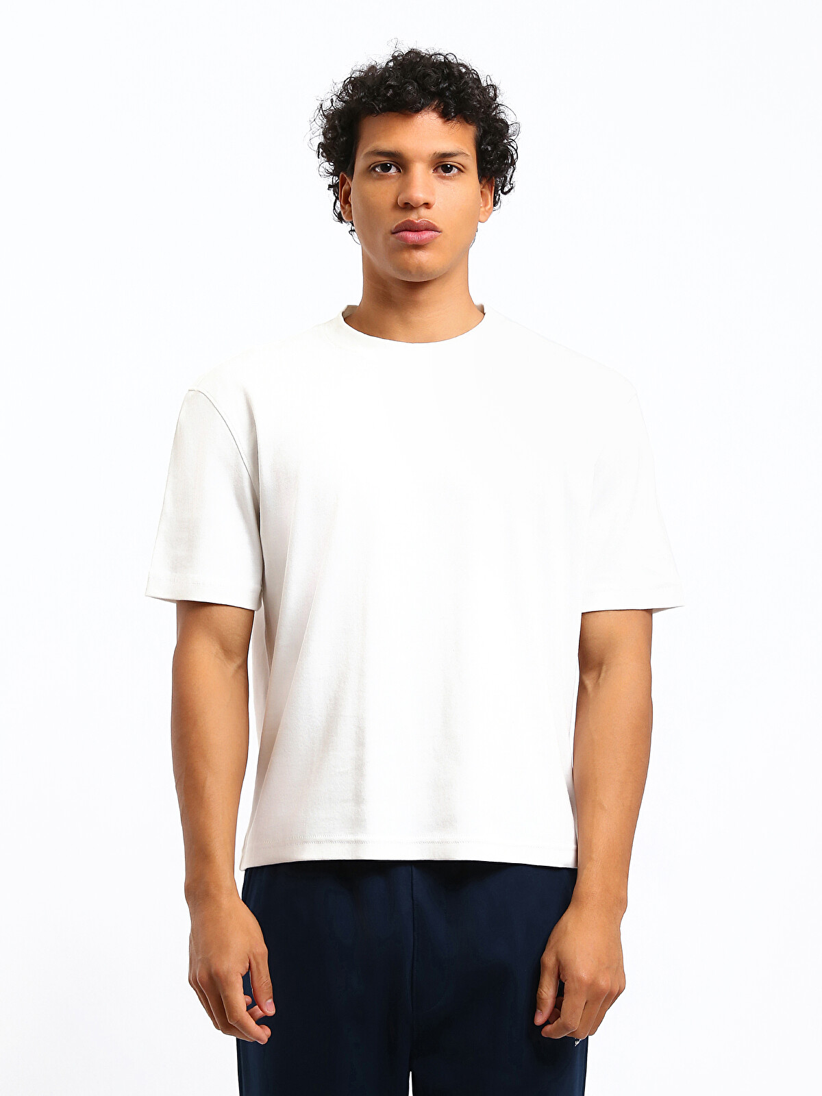 LCW Vision Crew Neck Men's T-shirt - W5HS30Z8-R9J | LC Waikiki
