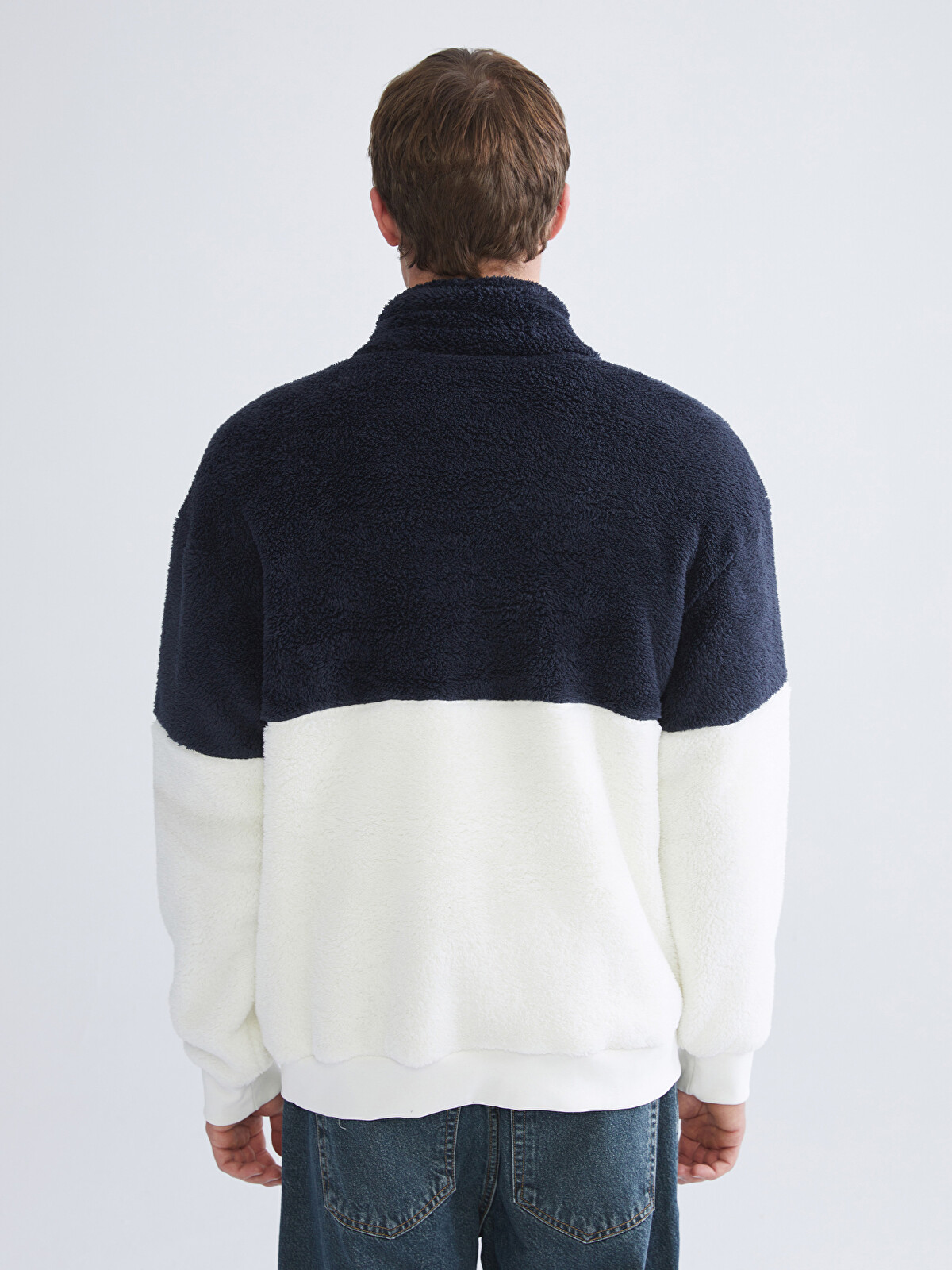 ゆめ♡　X39&アイスウェーブ LCW ECO Funnel Neck Long Sleeve Plush Men's Sweatshirt - W5HY40Z8