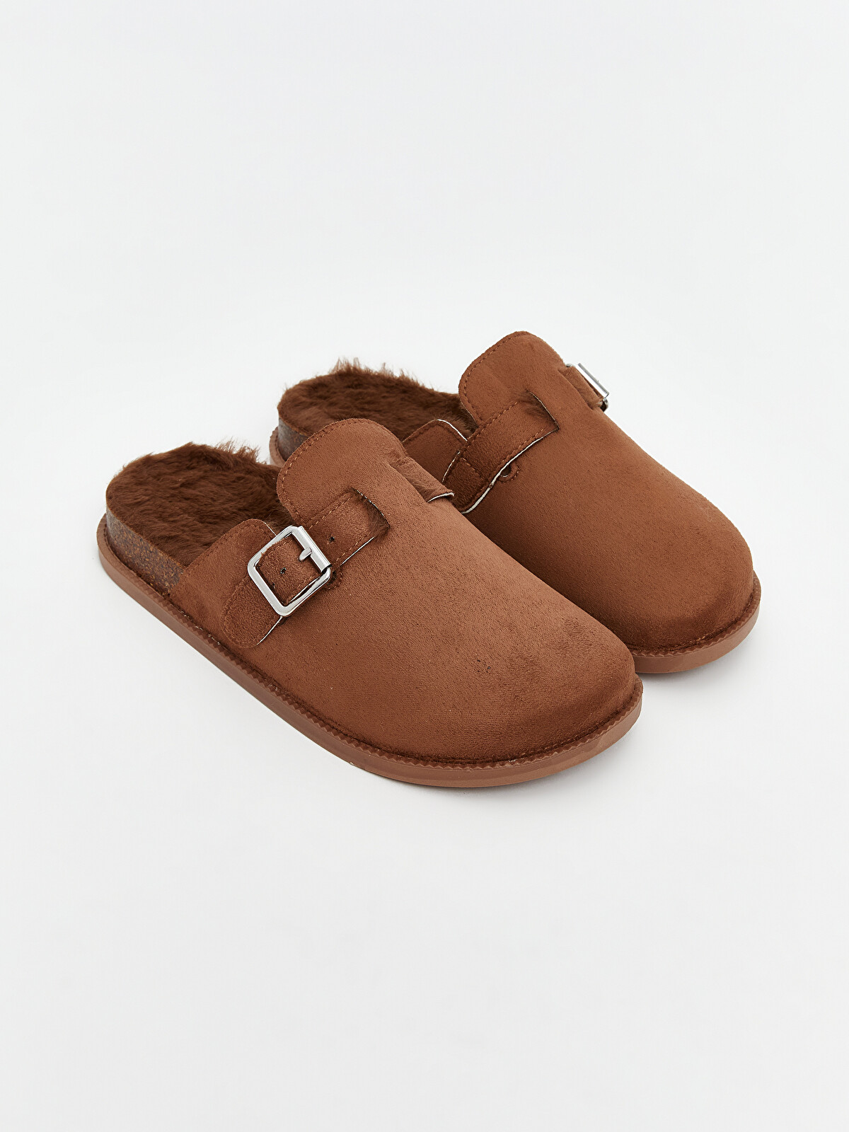 LCW STEPS Faux Suede Girls' Slippers - W5HY53Z4-ZP7 - LC Waikiki
