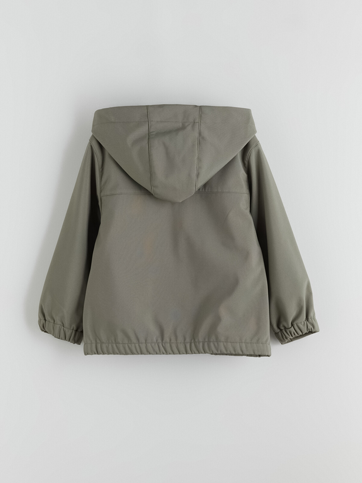 LCW Kids Haki Kapüşonlu Erkek Çocuk Softshell Yağmurluk - W5I401Z1