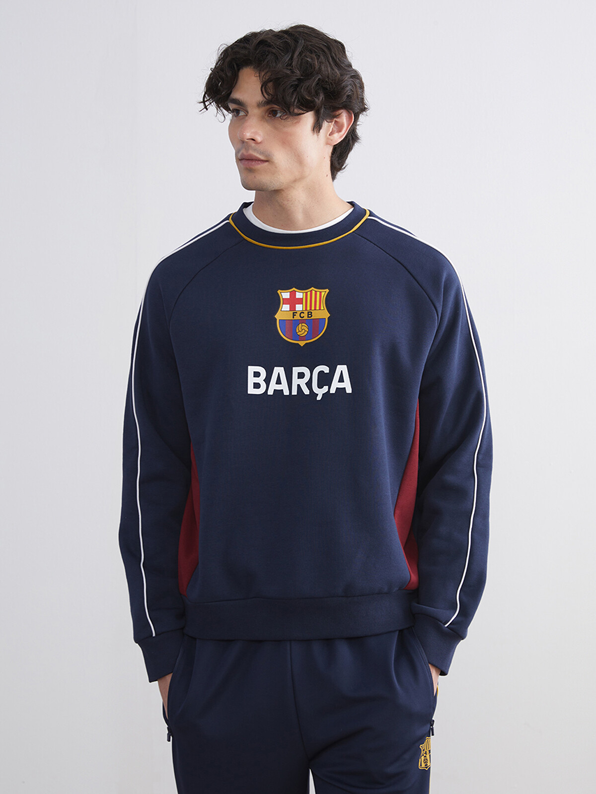 XSIDE ACTIVE Hanorac Imprimat Barcelona pentru Bărbați - W5I995Z8