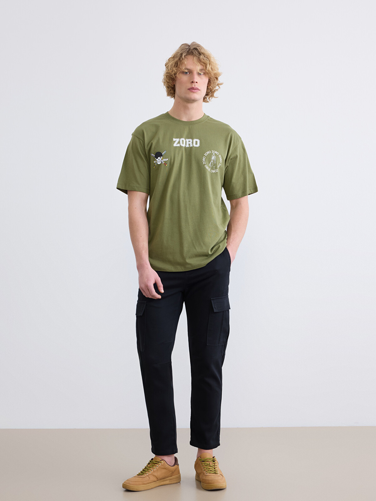 XSIDE Slim Fit Men's Cargo Trousers - W5ID53Z8-RQL | LC Waikiki