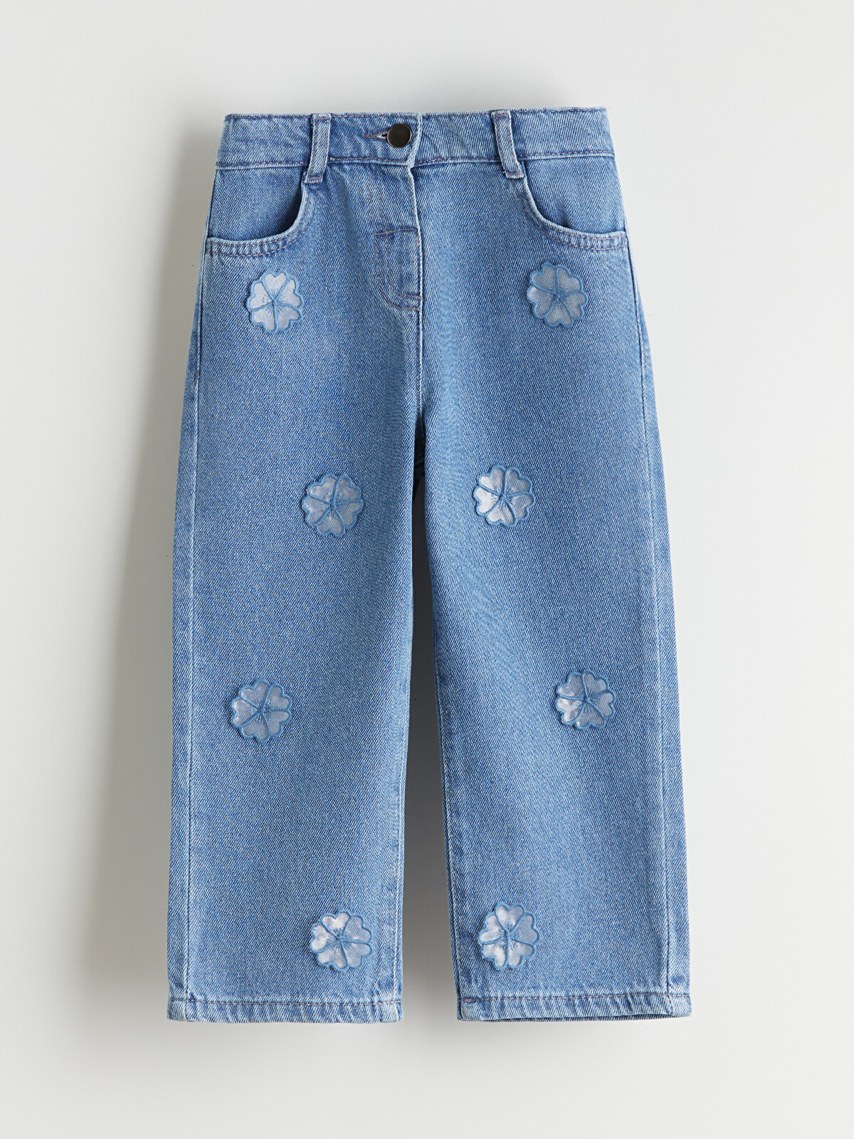 LCW Kids Floral Girls' Jeans - W5IF55Z1-LR1 | LC Waikiki
