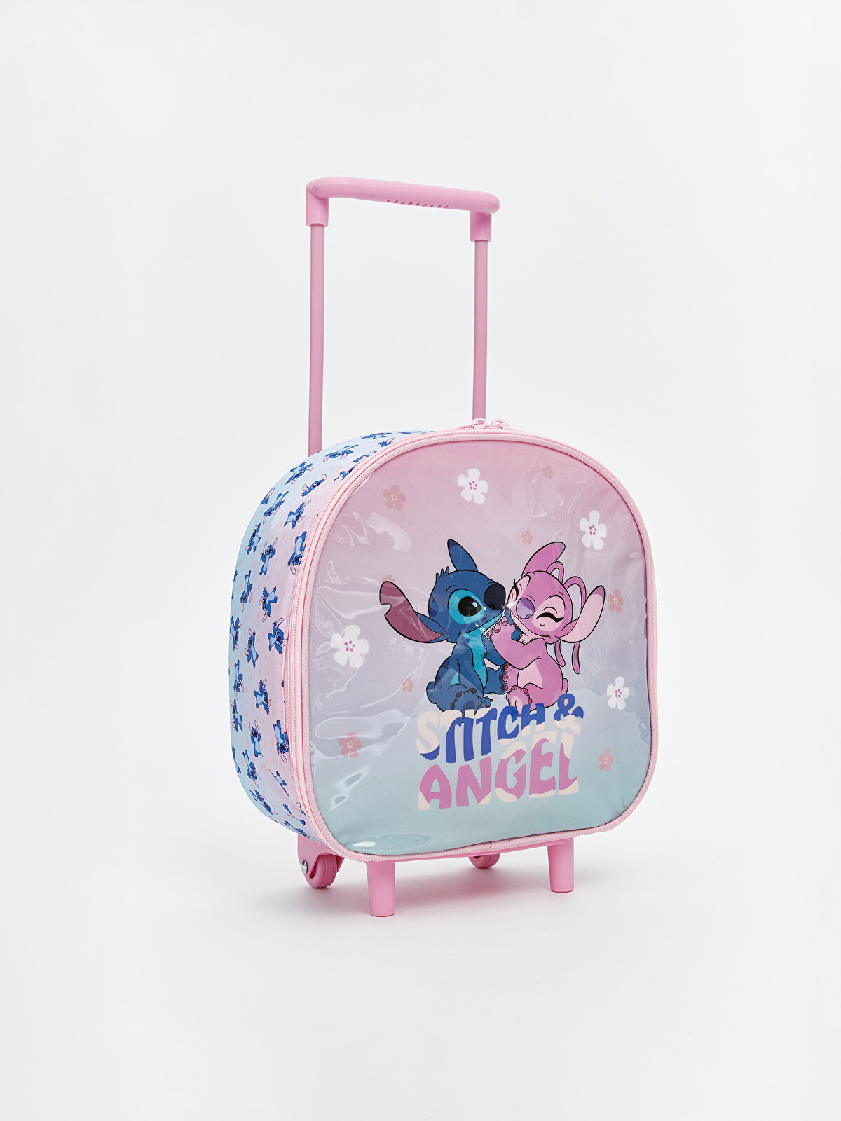 LCW ACCESSORIES Lilo Ve Stitch Baskılı Kız Çocuk Çekçekli Çanta