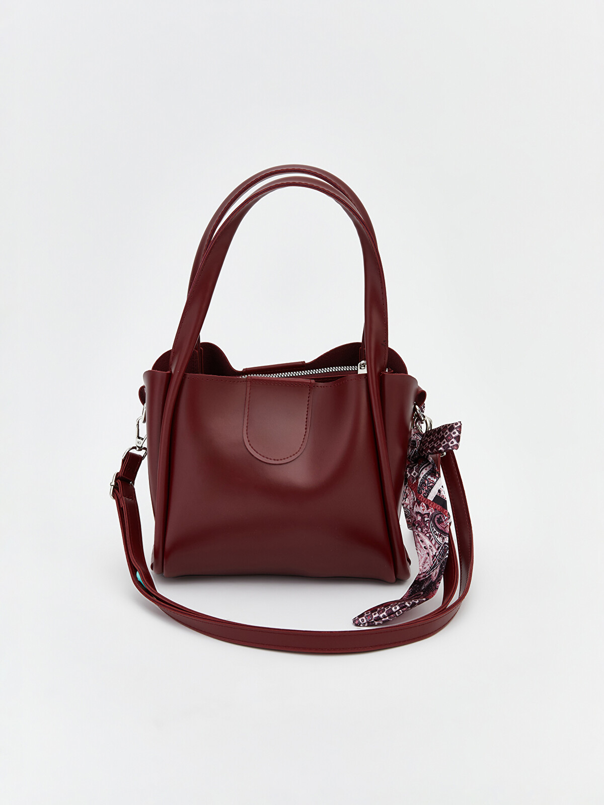 LCW ACCESSORIES Scarf Detailed Women's Shoulder Bag - W5J656Z8-MCY