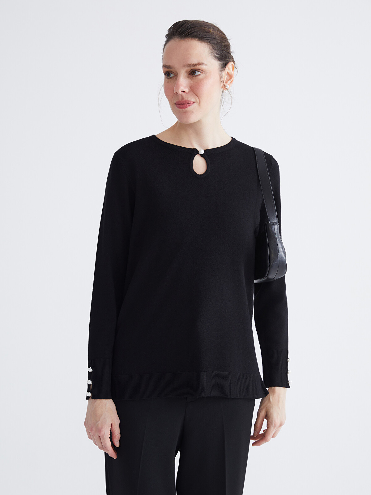 LCW Grace Crew Neck Women's Knitwear Sweater - W5JI70Z8-HPT | LC