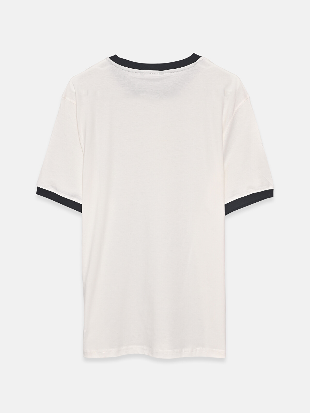 XSIDE Men's T-Shirt with Contrast Detail - W5JT18Z8-J1F - LC Waikiki