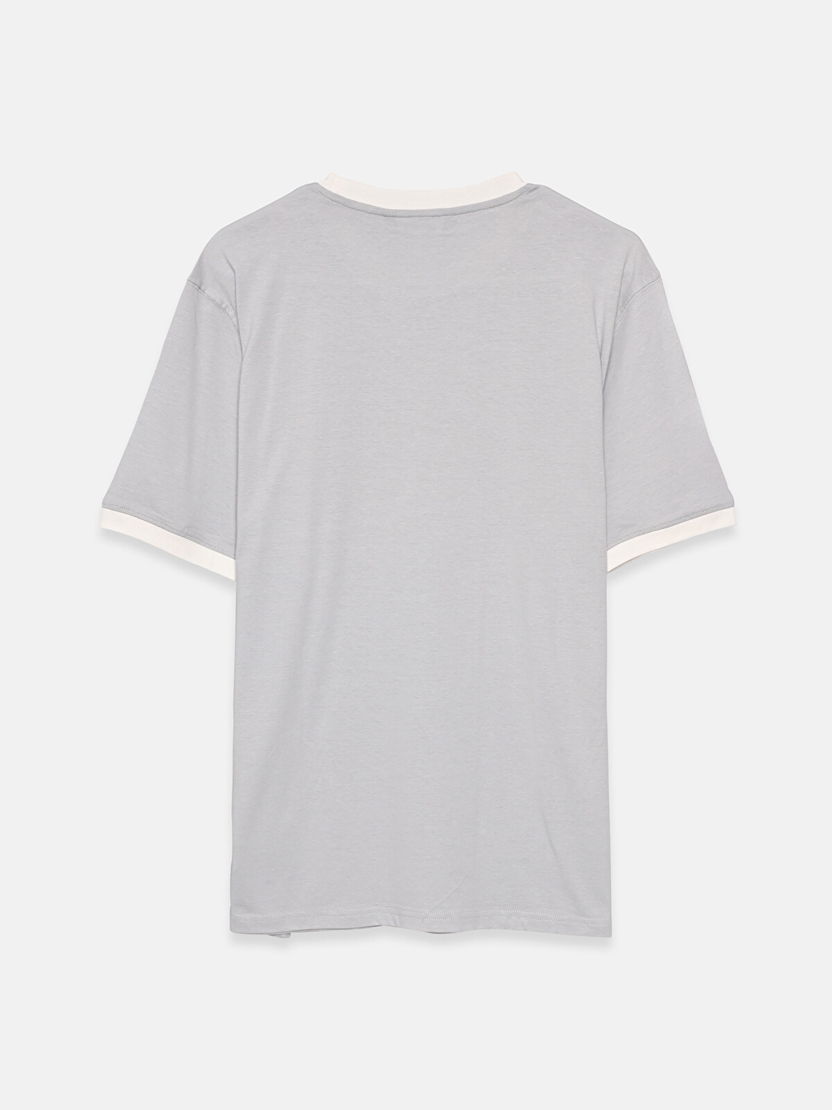 XSIDE Men's T-shirt With Contrast Detail - W5JT18Z8-KXV | LC Waikiki