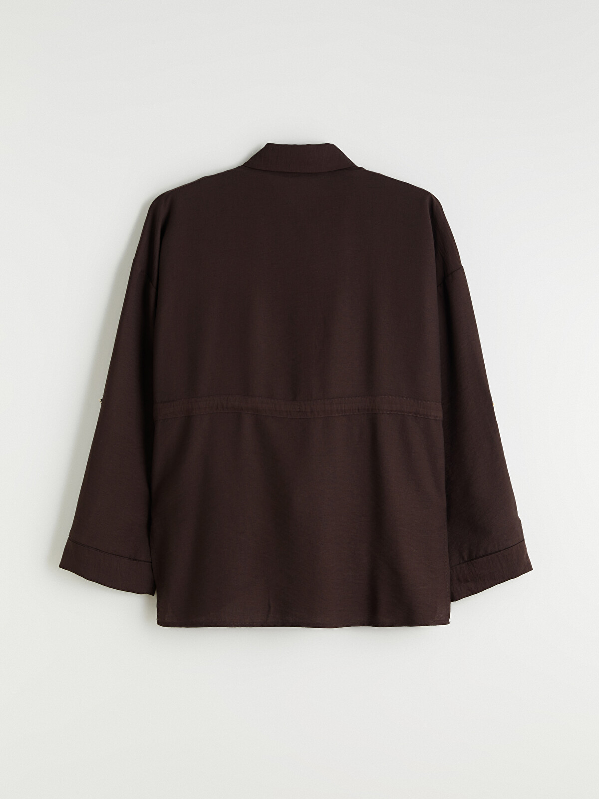 LCW Comfort Women's Shirt Tunic With Tie Detail - W5K409Z8-HMK