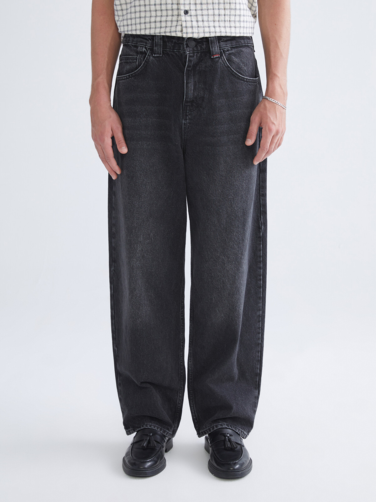LCW Jeans Super Baggy Fit Erkek Jean Pantolon - W5K444Z8-326 | LC