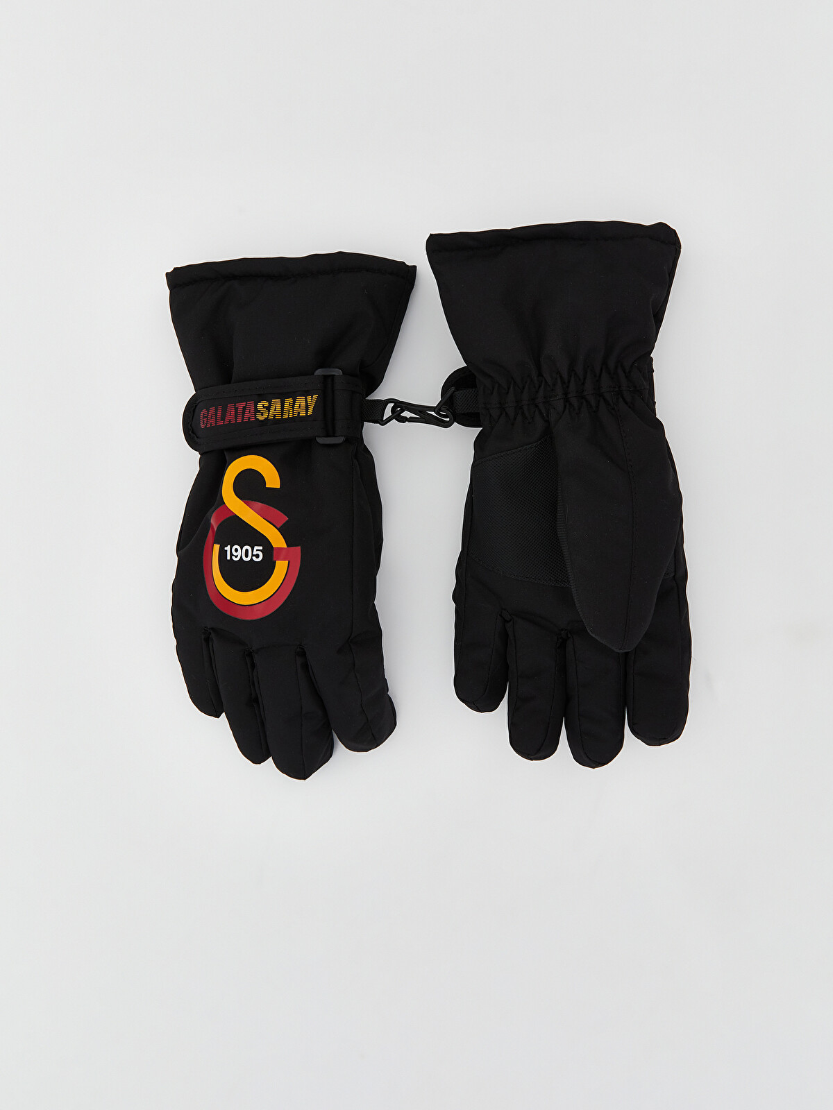 LCW ACCESSORIES Siyah Galatasaray Baskılı Erkek Çocuk Kar Eldiveni