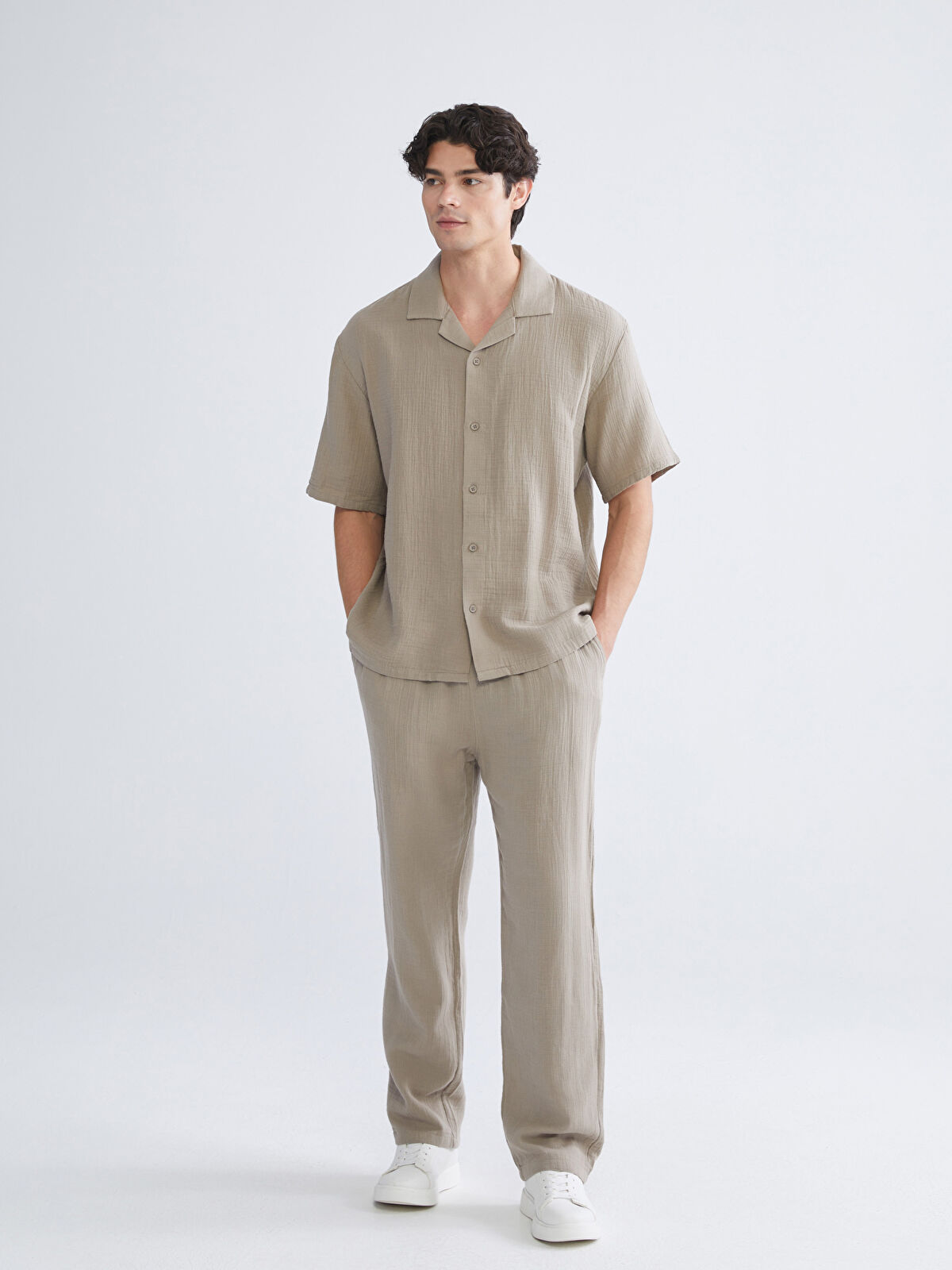 XSIDE Relaxed Fit Men's Trousers - W5KA82Z8-94C - LC Waikiki