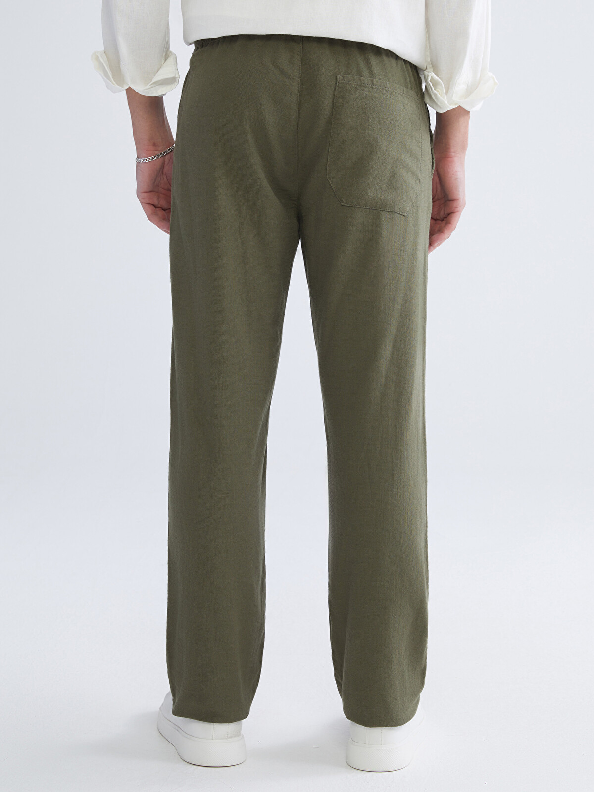 XSIDE Relaxed Fit Linen Look Men's Trousers - W5KK23Z8-HCZ | LC
