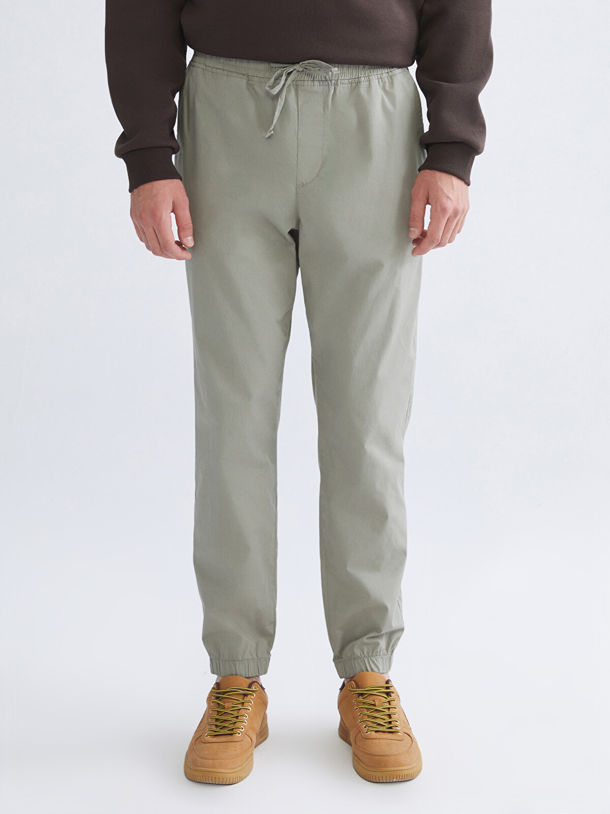 XSIDE Haki Standart Kalıp Erkek Jogger Pantolon - W5KN68Z8-Z3Q | LCW