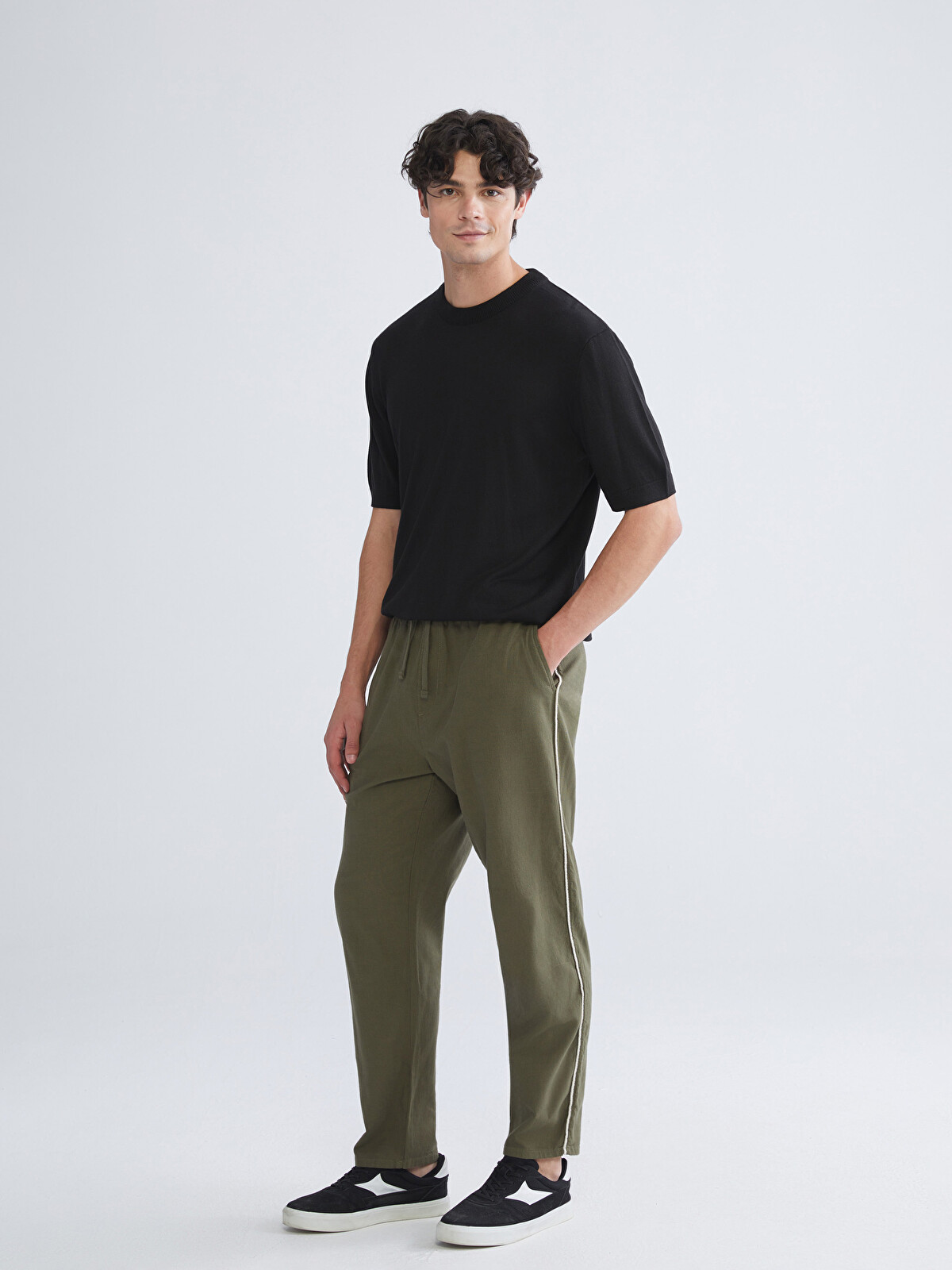 XSIDE Haki Rahat Kalıp Erkek Pantolon - W5L006Z8-HCZ | LCW