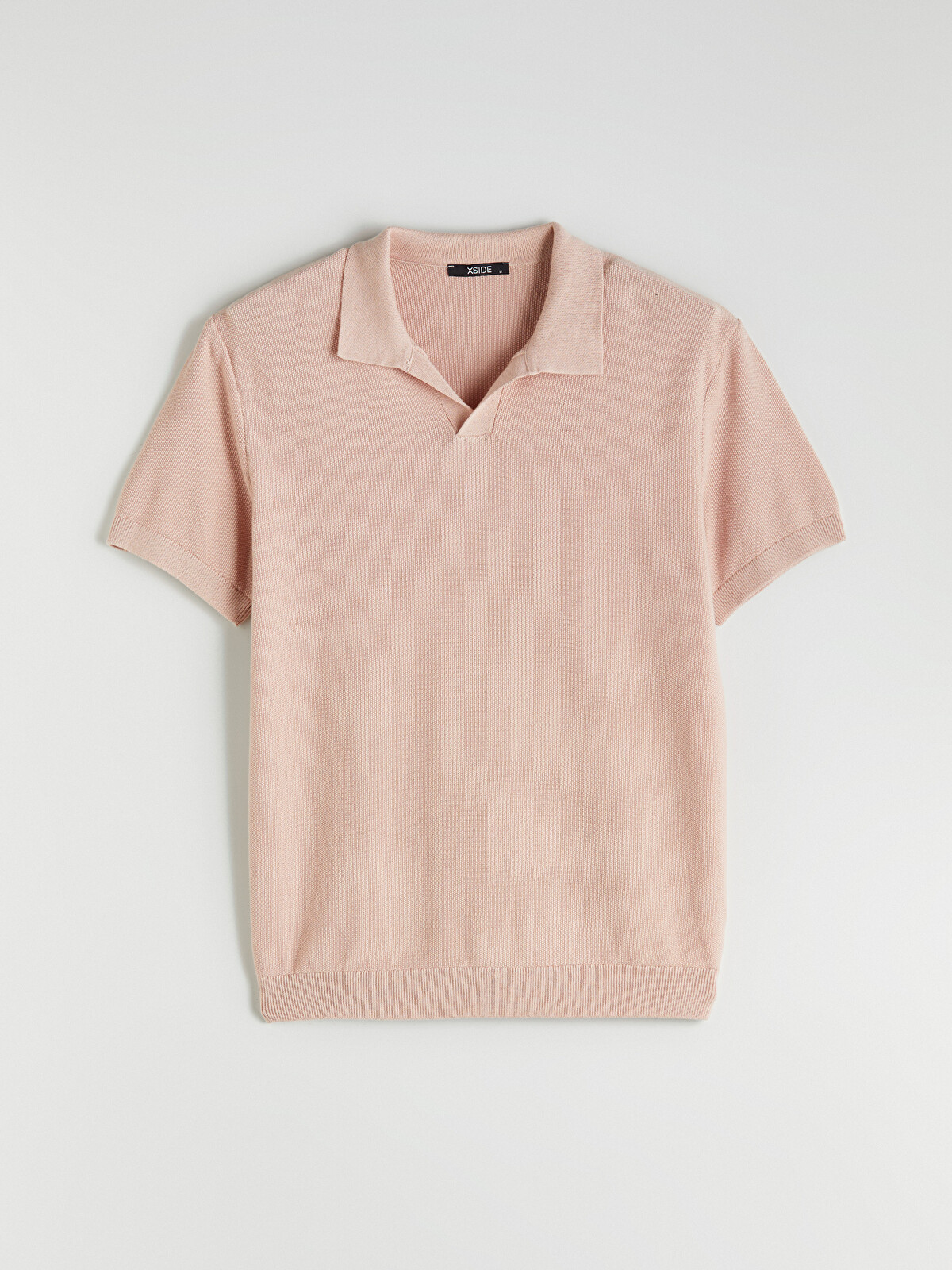 新品S/S NO COLLAR POLO Lサイズ タグなし XSIDE Men's Polo Collar Knitted T-Shirt - W5LA80Z8-1PX | LC Waikiki