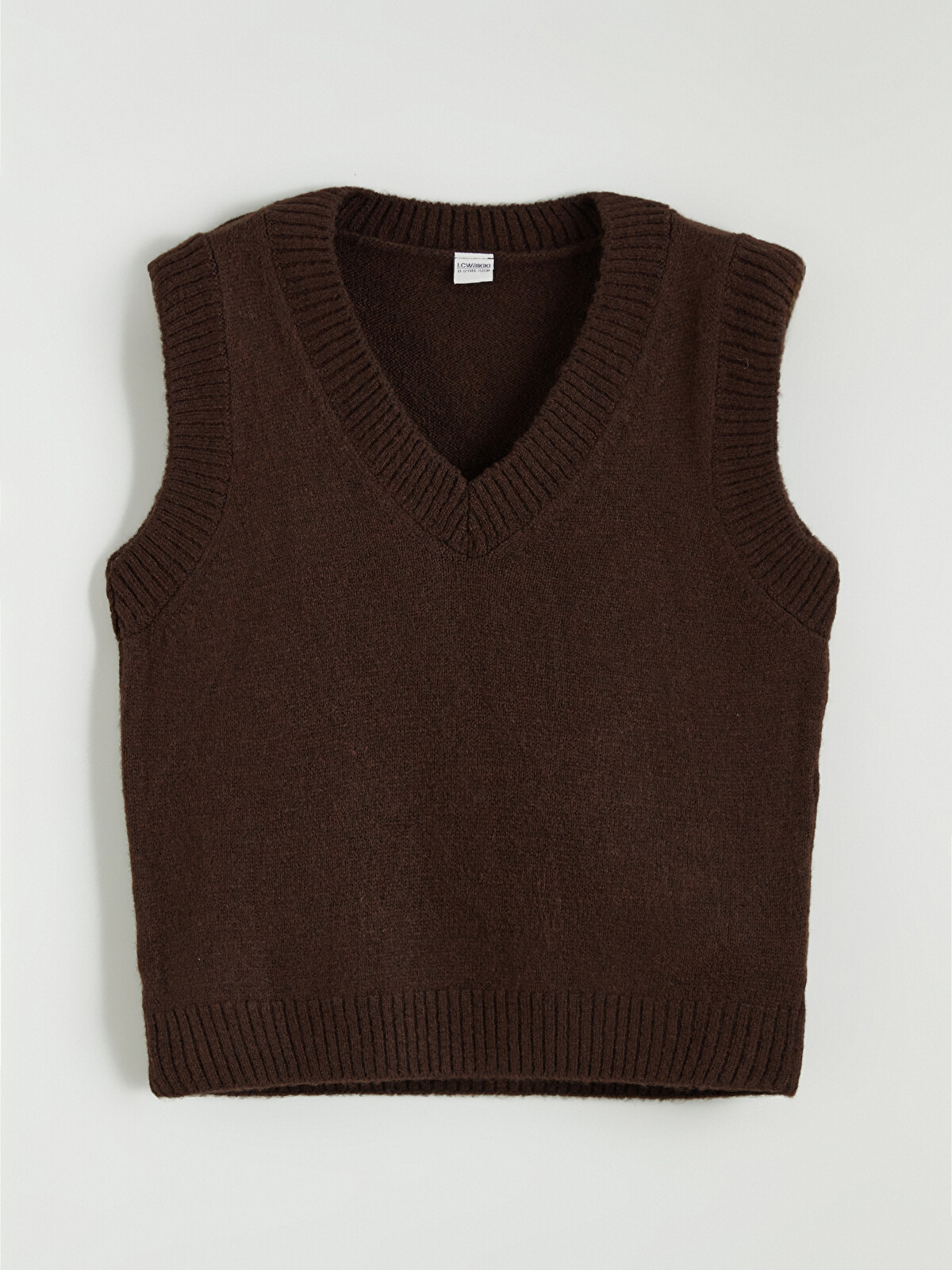 LCW Kids V-Neck Girls' Knit Sweater Vest - W5LA83Z4-ZHA | LC Waikiki