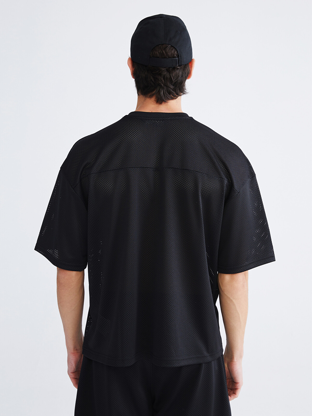 XSIDE V-neck Short Sleeve Printed Men's T-shirt - W5LE58Z8-CVL