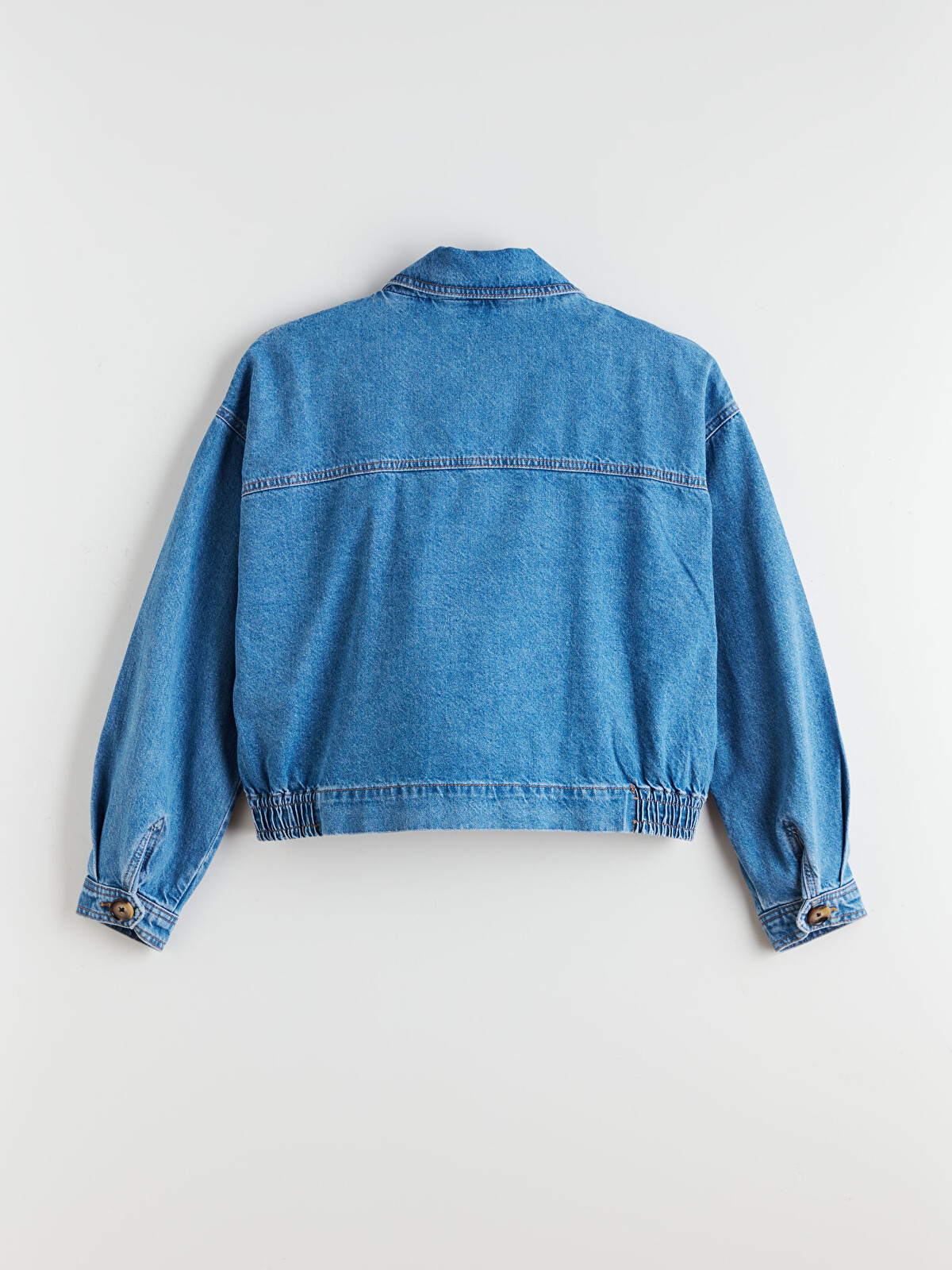 LCW Modest Oversize Women's Denim Jacket - W5LK73Z8-507 | LC Waikiki
