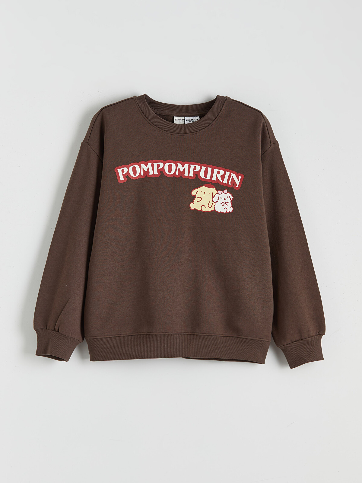 LCW Kids Pompompurin Printed Girls' Thick Sweatshirt - W5LK78Z4