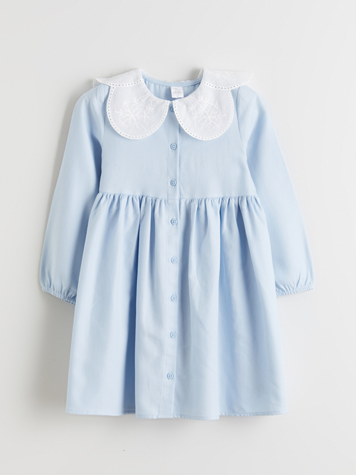LCW Kids Peter Pan Collar Baby Girls' Dress - W5LM87Z1-G9Q - LC Waikiki